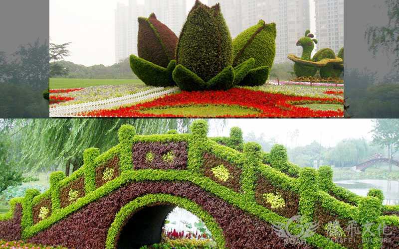 植物景观雕塑-草雕、绿雕