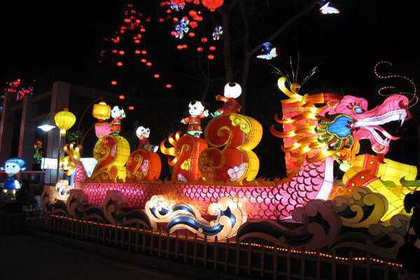 十里银滩 黄河灯会